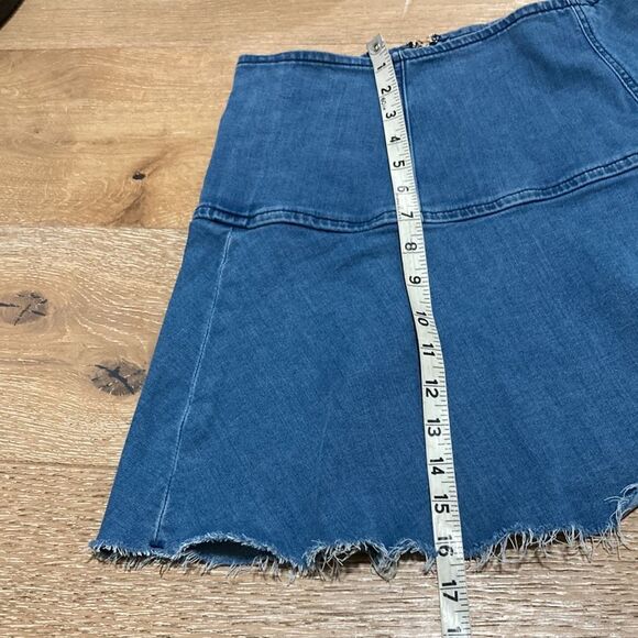 Free people we the free “Highlands” A line size 2 denim flare skirt - Picture 6 of 7